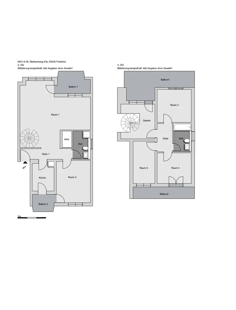 5 Zimmer Wohnung mit 138 m² in Frankfurt am Main – Bild 2