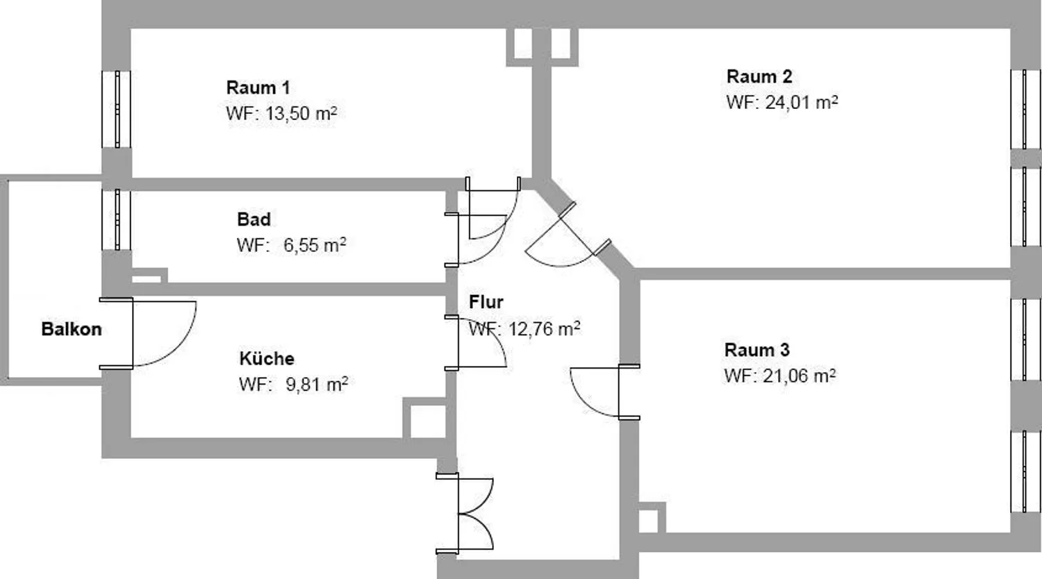4 Zimmer Wohnung mit 90 m² in Leipzig – Bild 4