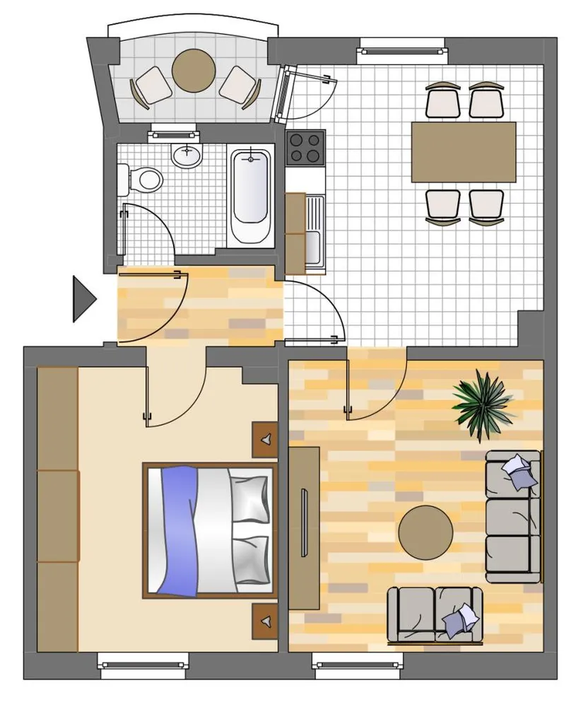 3 Zimmer Wohnung mit 74 m² in Dortmund – Bild 1