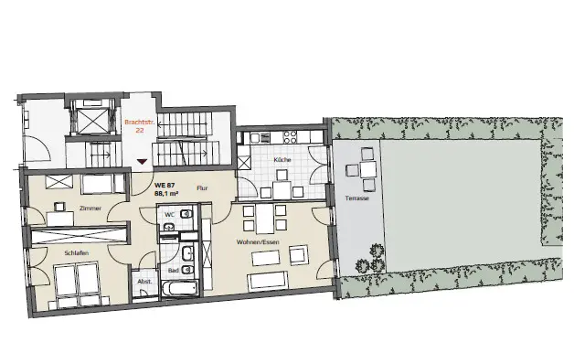 3 Zimmer Wohnung mit 88 m² in Düsseldorf – Bild 9