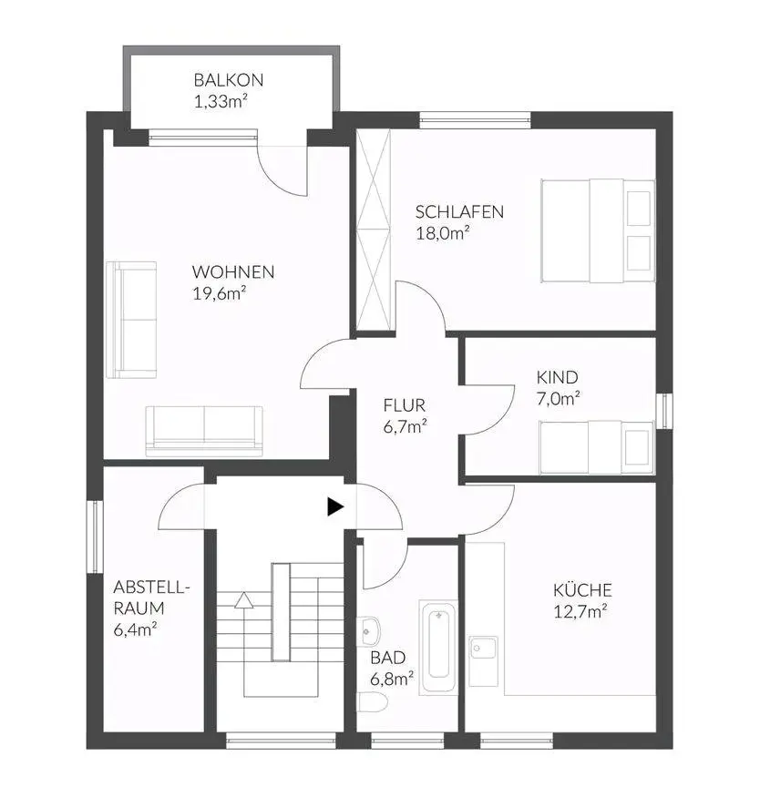 3 Zimmer Wohnung mit 78 m² in Gütersloh – Bild 5