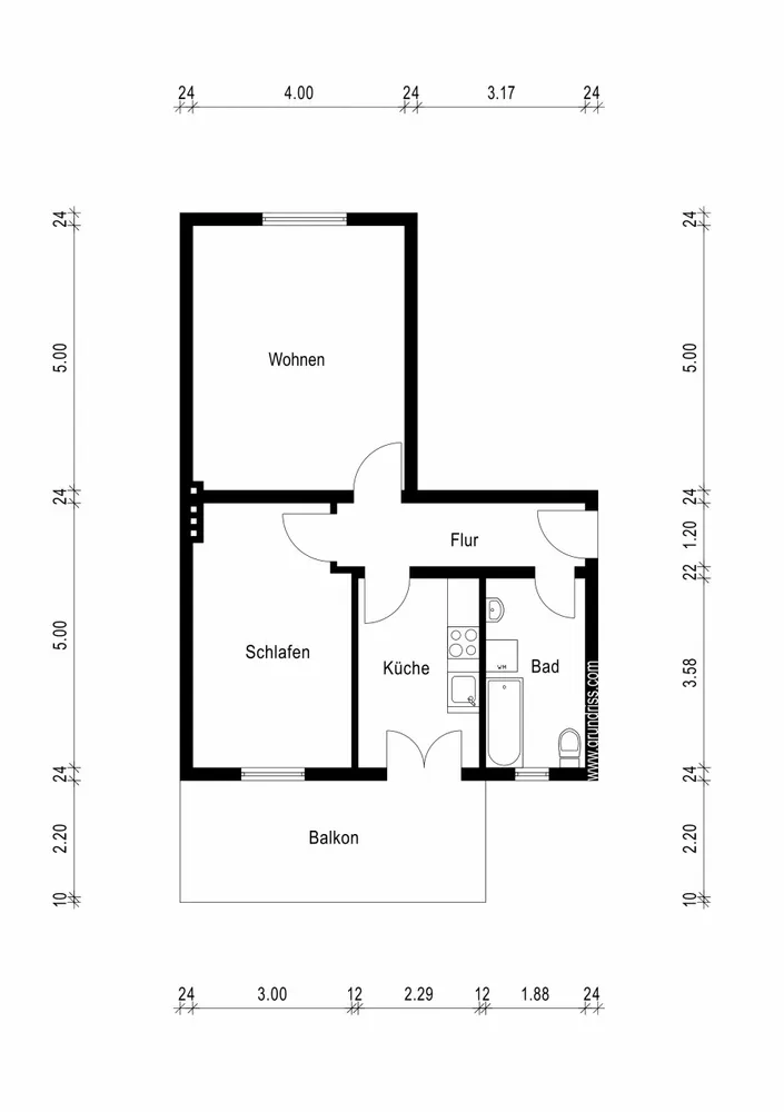 2 room apartment with 56 m² in Magdeburg – Photo 8