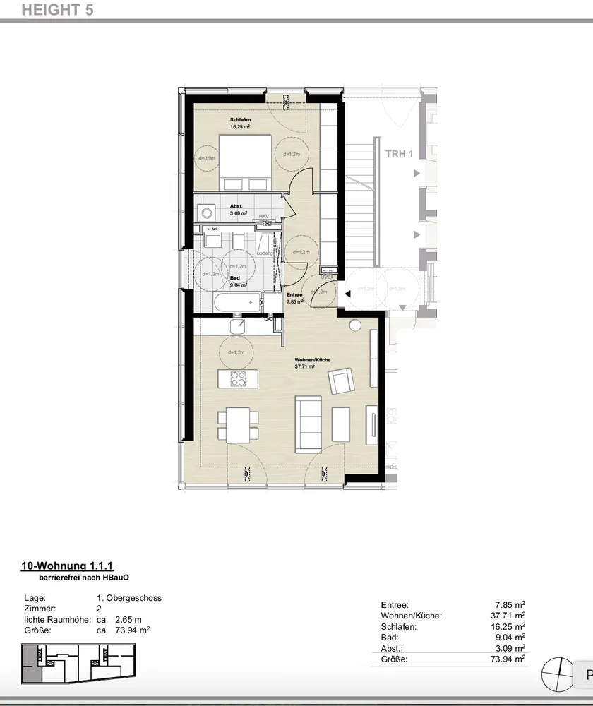 2 Zimmer Wohnung mit 74 m² in Hamburg – Bild 8