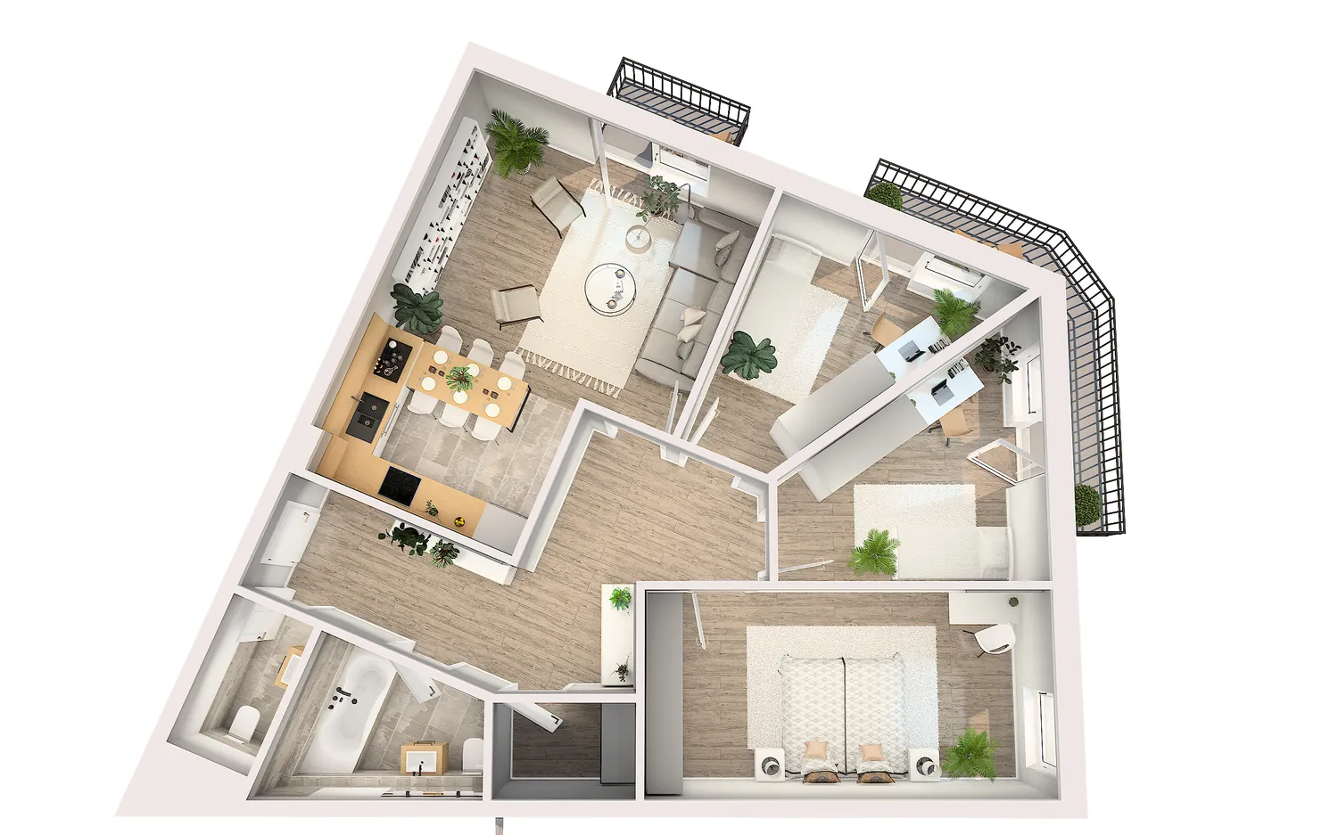 4 Zimmer Wohnung mit 107 m² in Dresden – Bild 2