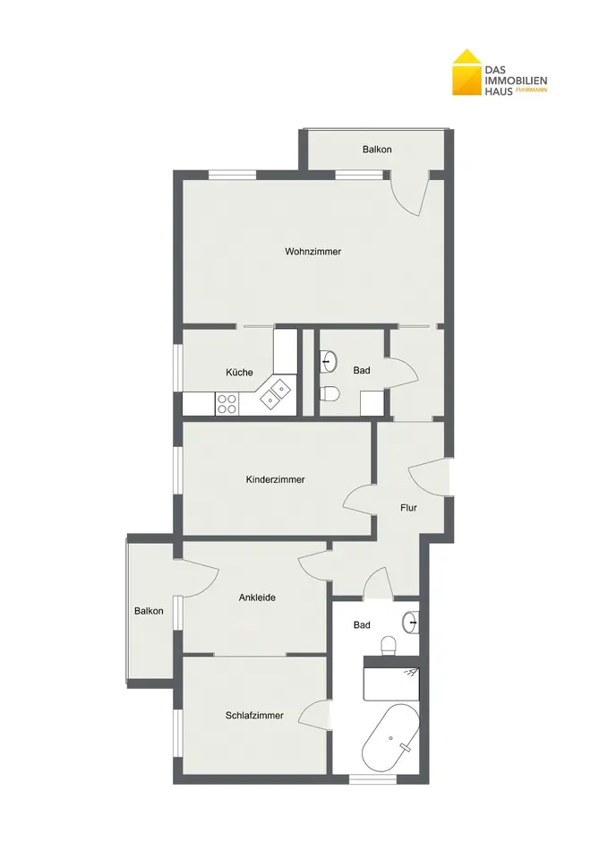 3 Zimmer Wohnung mit 57 m² in Suhl – Bild 3