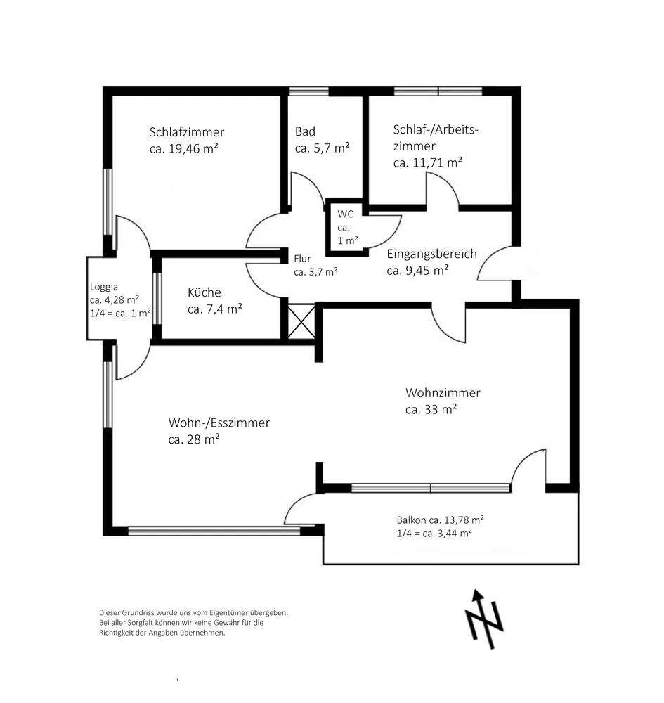 4 Zimmer Wohnung mit 125 m² in Hamburg – Bild 8