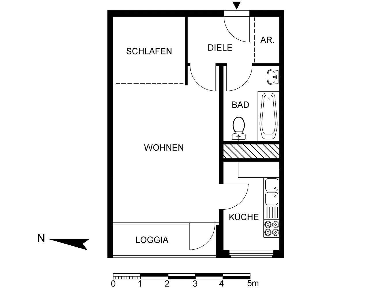 1 Zimmer Wohnung mit 32 m² in Berlin – Bild 10