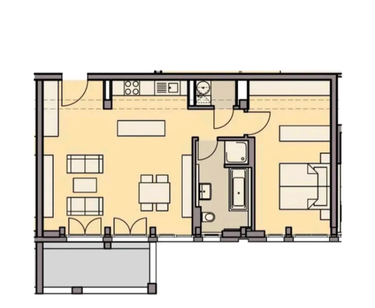 2 room apartment with 69 m² in Wiesbaden – Photo 6