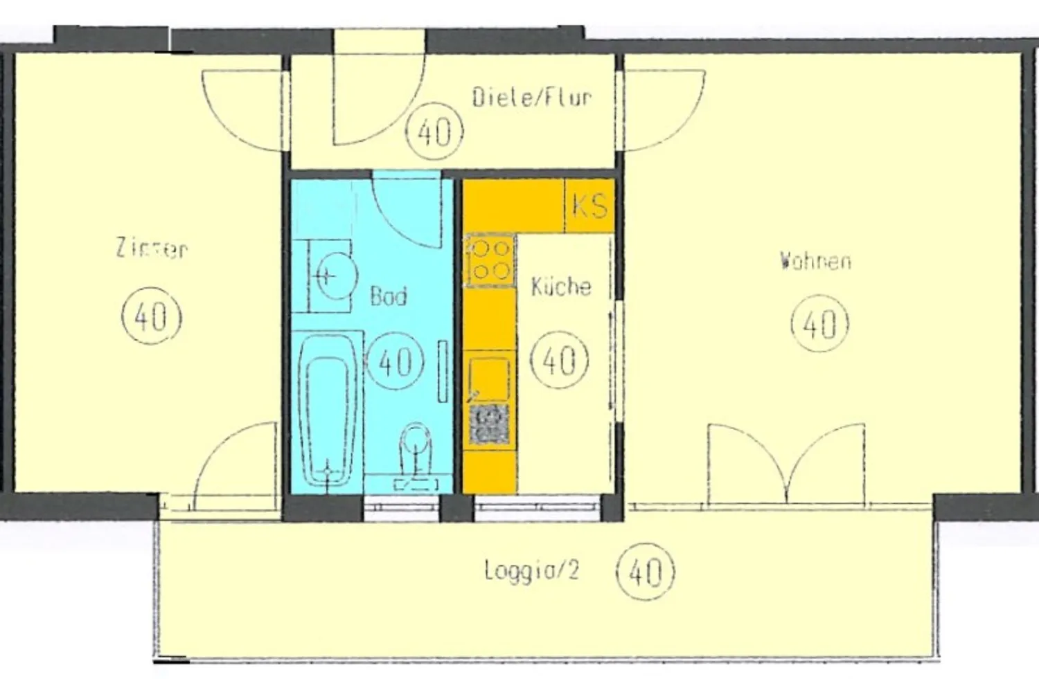 2 Zimmer Wohnung mit 59 m² in Leipzig – Bild 11