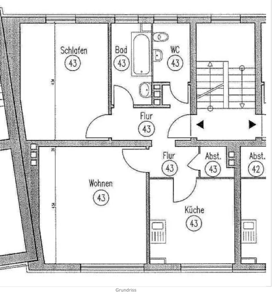 2 Zimmer Wohnung mit 62 m² in Essen – Bild 2