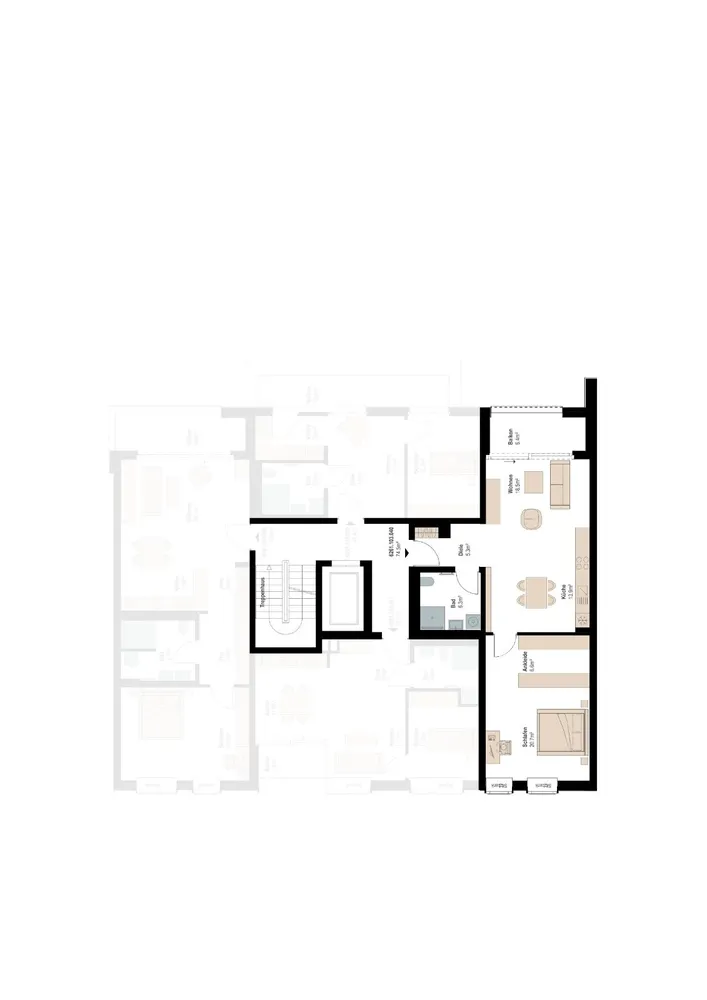 2 Zimmer Wohnung mit 75 m² in Mannheim – Bild 9