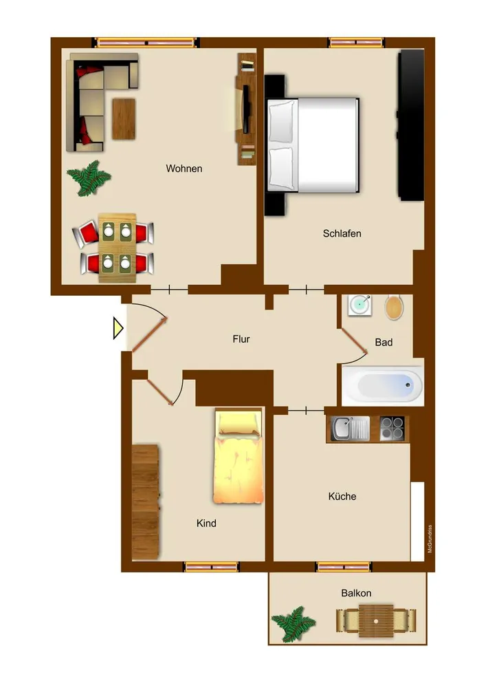 3 room apartment with 75 m² in Magdeburg – Photo 7