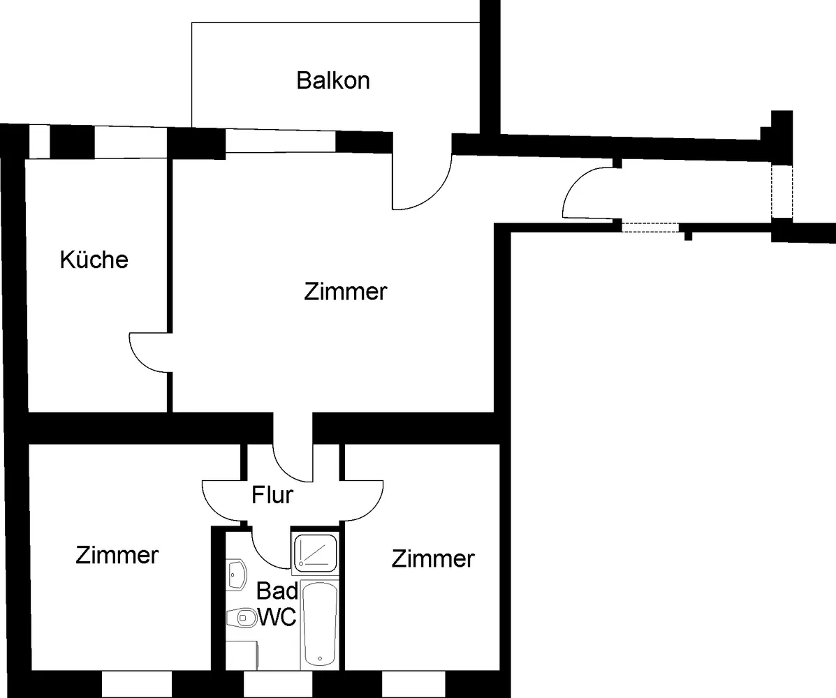 3 Zimmer Wohnung mit 86 m² in Duisburg – Bild 12