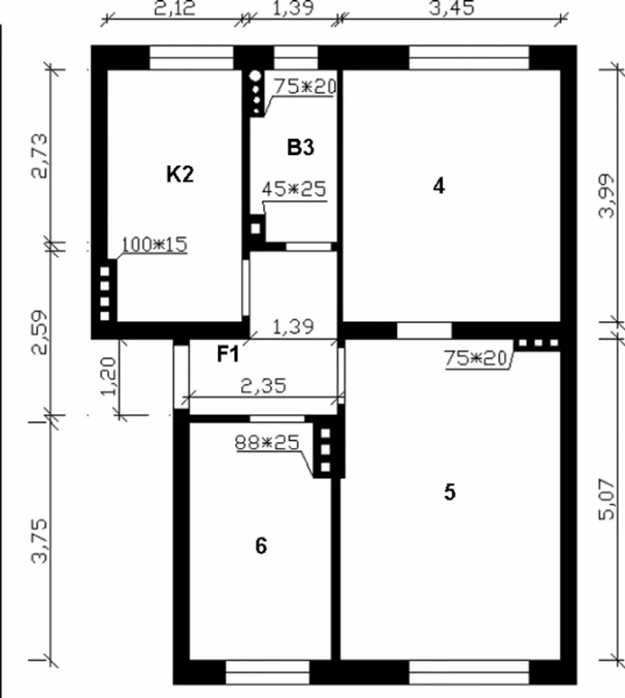 3 room apartment with 58 m² in Magdeburg – Photo 3