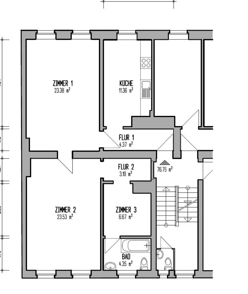 2 Zimmer Wohnung mit 77 m² in Berlin – Bild 10
