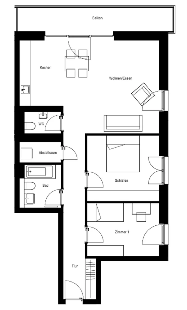 3 Zimmer Wohnung mit 92 m² in Freiburg im Breisgau – Bild 7