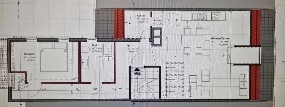 2 Zimmer Wohnung mit 70 m² in Saalfeld/Saale – Bild 4