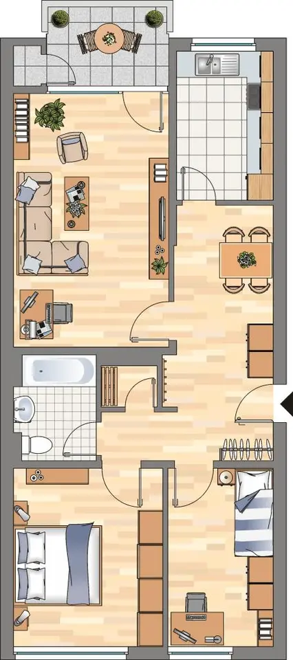3 Zimmer Wohnung mit 72 m² in Bochum – Bild 8