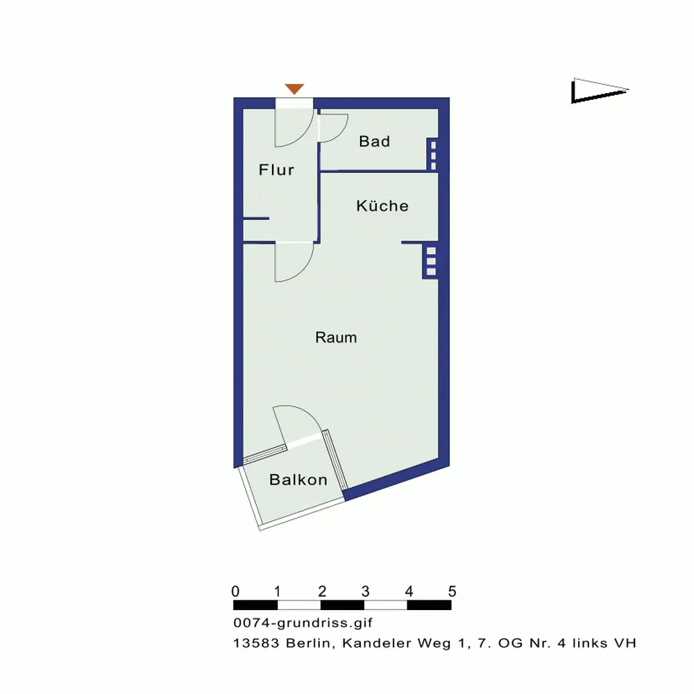 1 Zimmer Wohnung mit 36 m² in Berlin – Bild 6