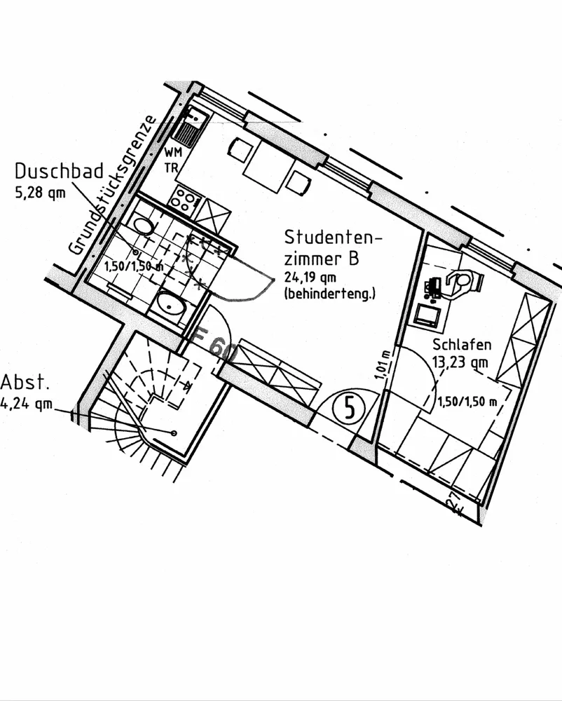 2 Zimmer Wohnung mit 45 m² in Landau in der Pfalz – Bild 8