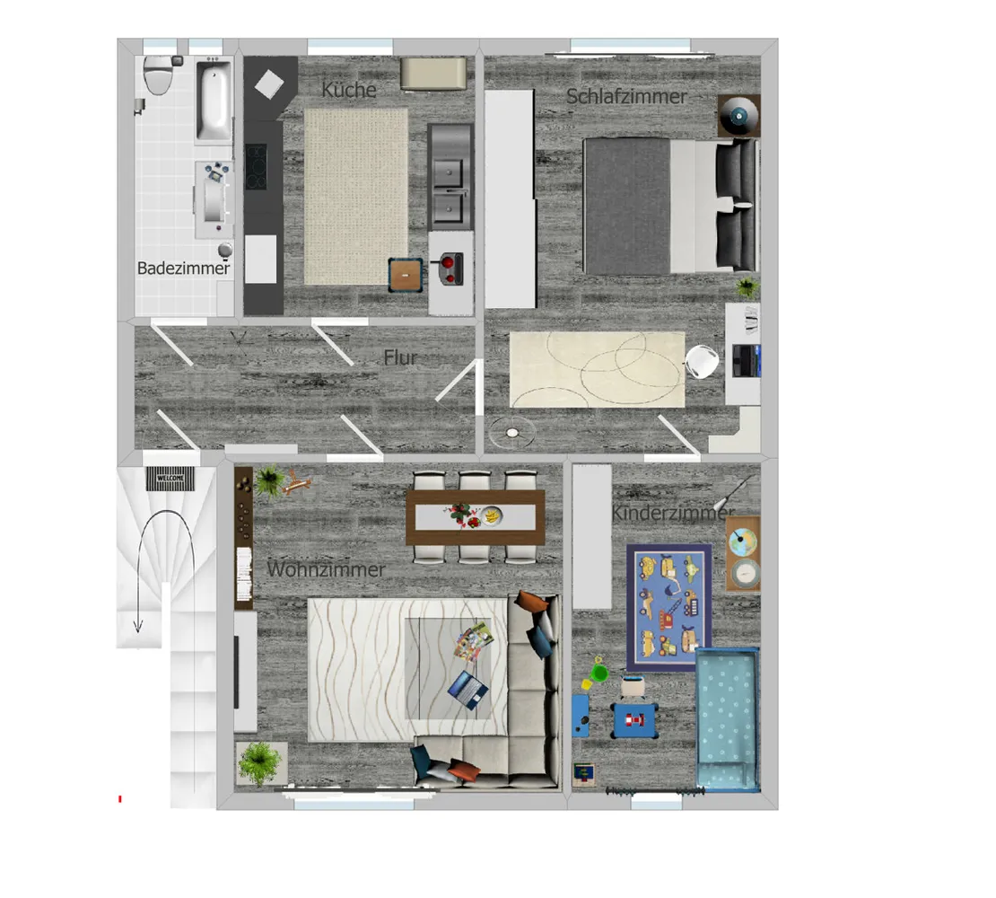 3 Zimmer Wohnung mit 61 m² in Plauen – Bild 12
