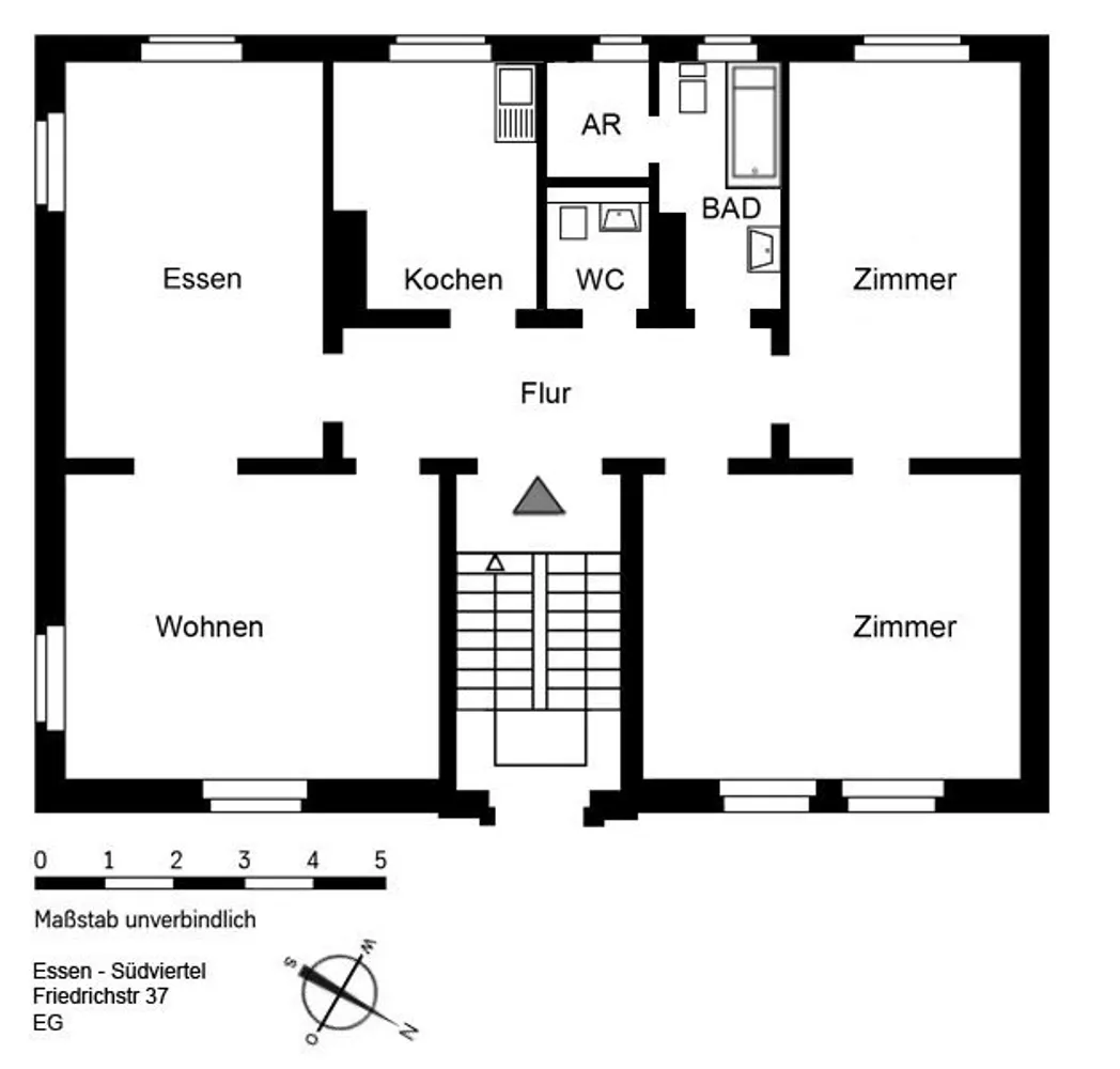 4 Zimmer Wohnung mit 120 m² in Essen – Bild 6