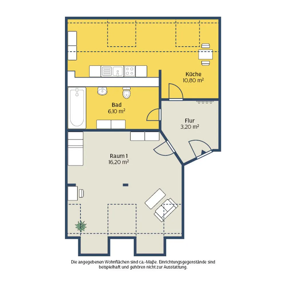 1 Zimmer Wohnung mit 36 m² in Leipzig – Bild 6