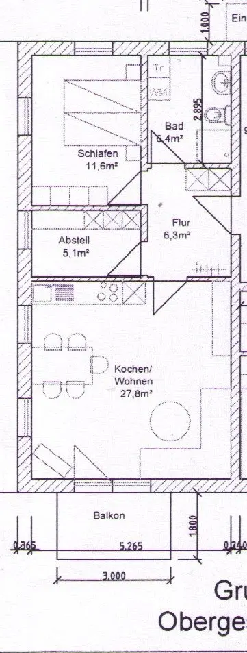 2 Zimmer Wohnung mit 58 m² in Donauwörth – Bild 7