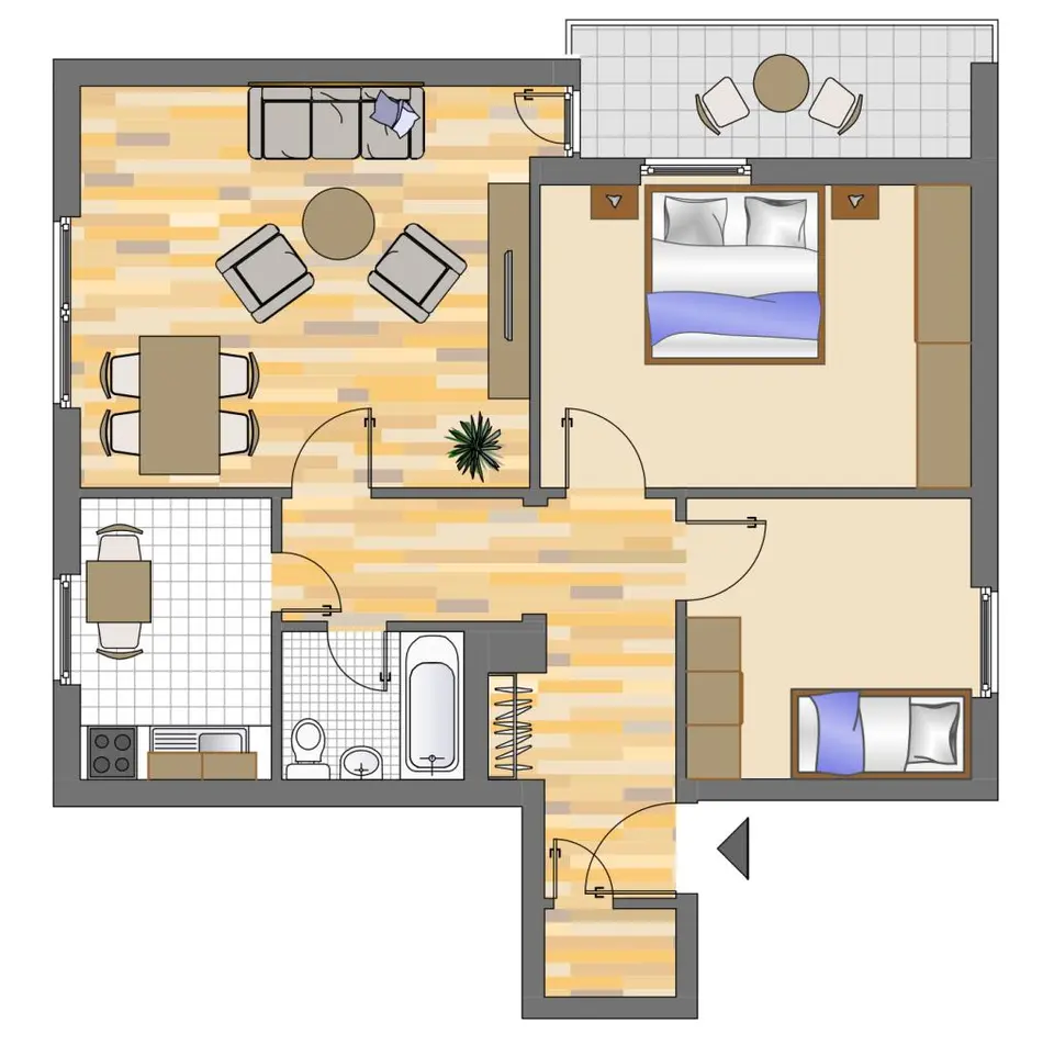 3 Zimmer Wohnung mit 81 m² in Siegen – Bild 3