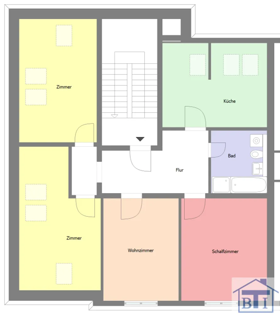 4 Zimmer Wohnung mit 107 m² in Zittau – Bild 2