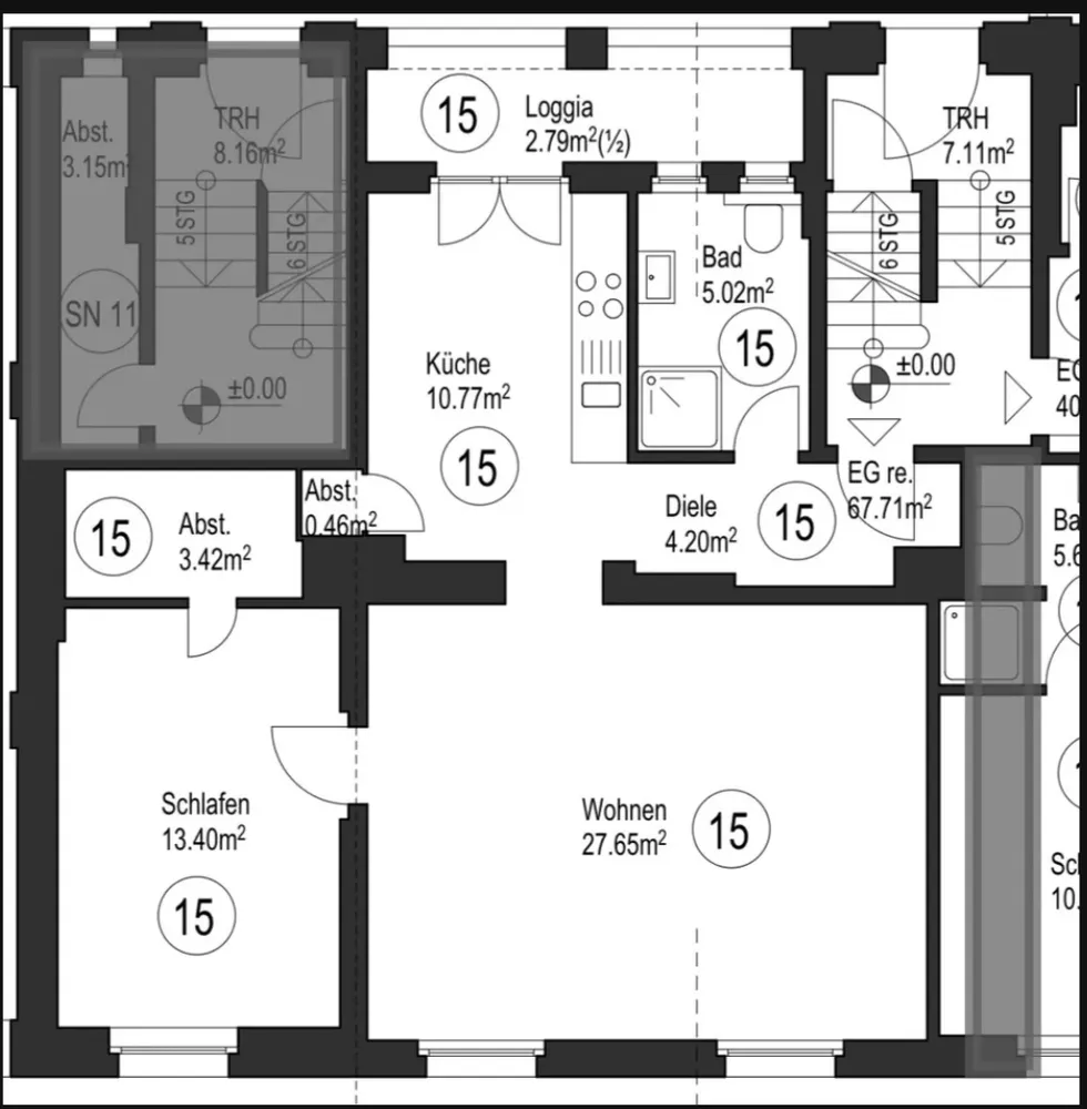 3 Zimmer Wohnung mit 68 m² in Wuppertal – Bild 11