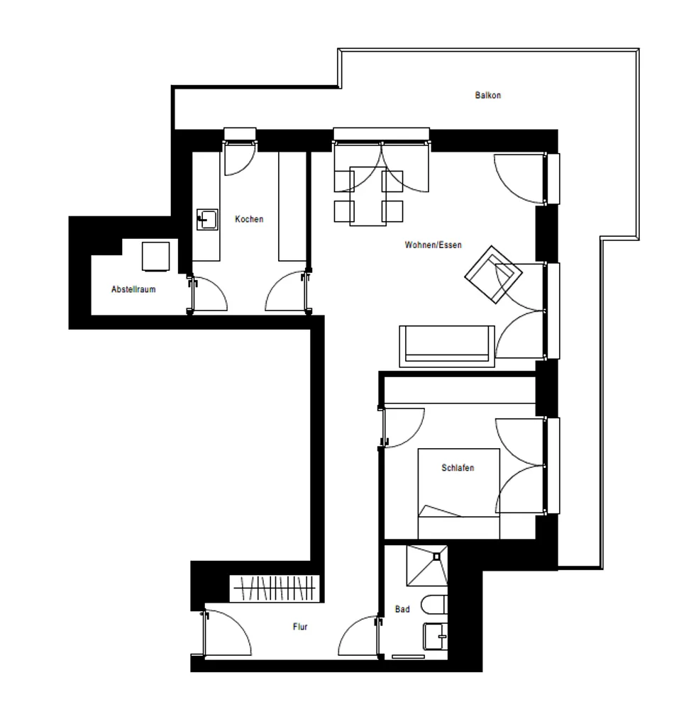 2 Zimmer Wohnung mit 76 m² in Freiburg im Breisgau – Bild 5