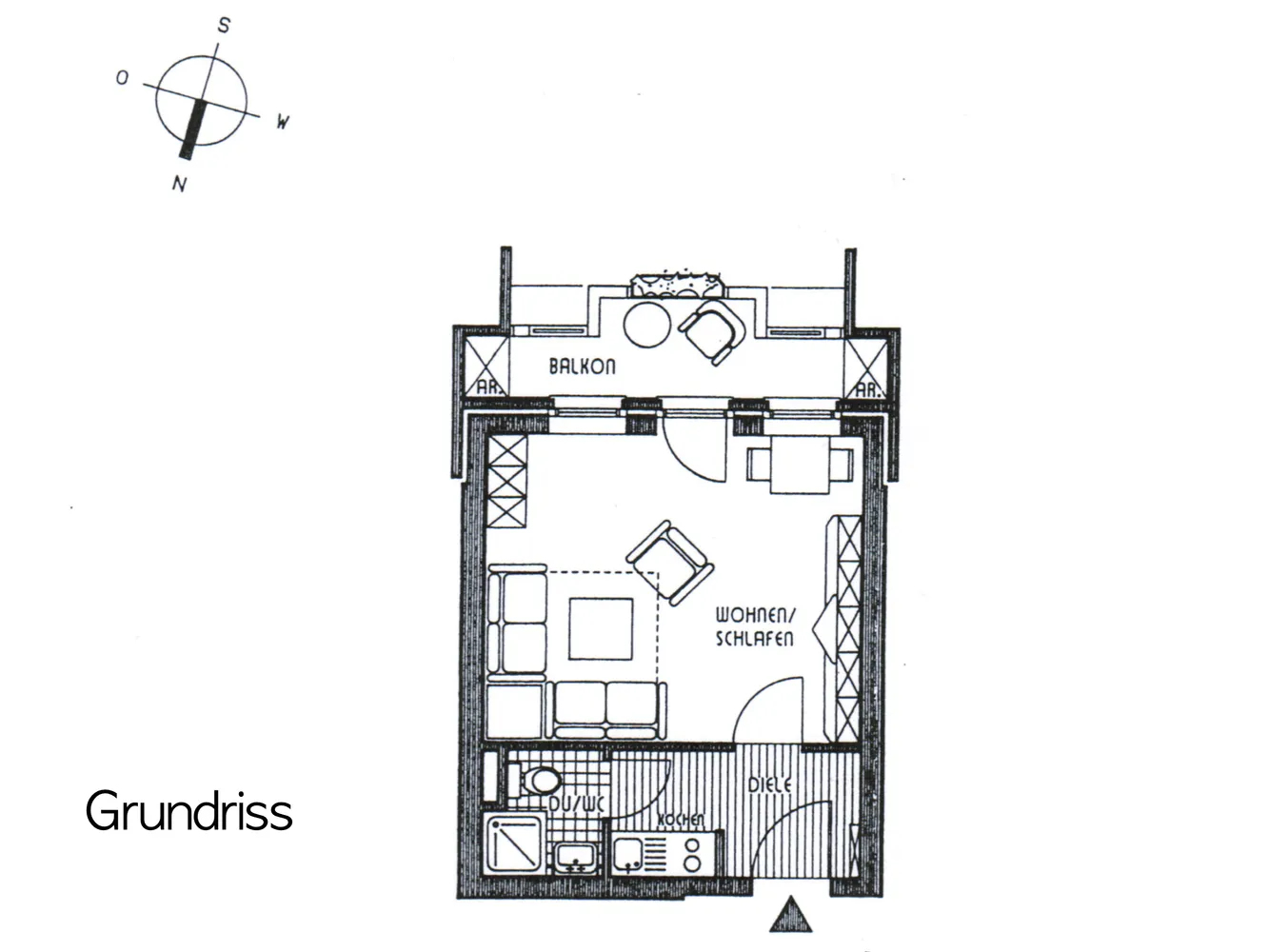 1 Zimmer Wohnung mit 31 m² in Langenfeld – Bild 4