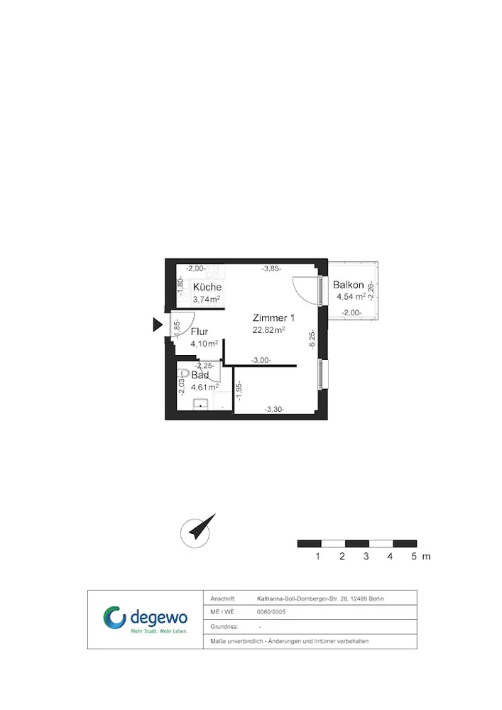 1 Zimmer Wohnung mit 38 m² in Berlin – Bild 12