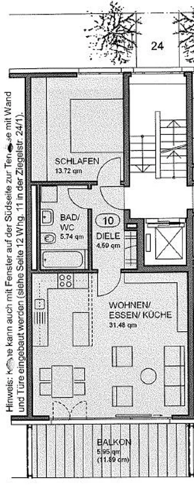 2 Zimmer Wohnung mit 61 m² in Göppingen – Bild 4