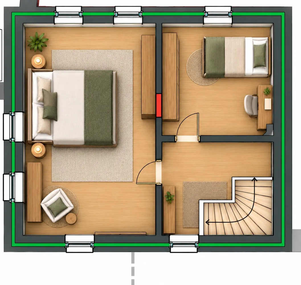 4 room apartment with 129 m² in Dresden – Photo 4