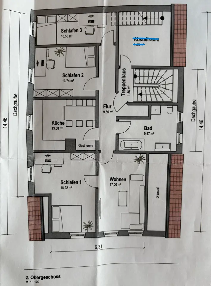 WG-Zimmer mit 107 m² in Ansbach – Bild 5
