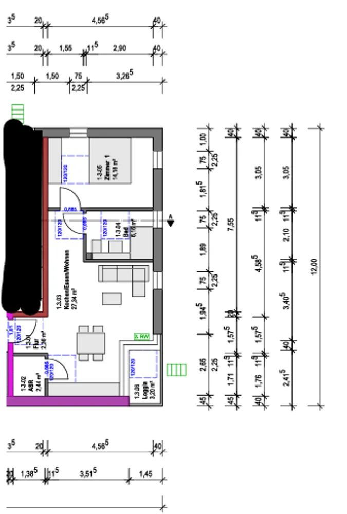 2 Zimmer Wohnung mit 52 m² in Münster – Bild 8