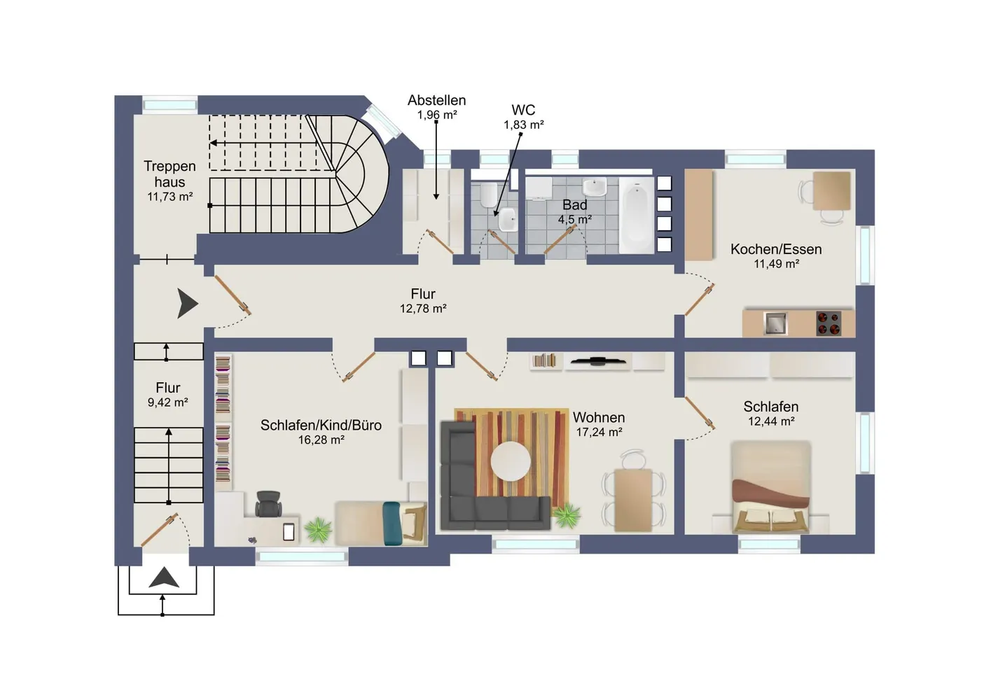 3 room apartment with 79 m² in Regensburg – Photo 4