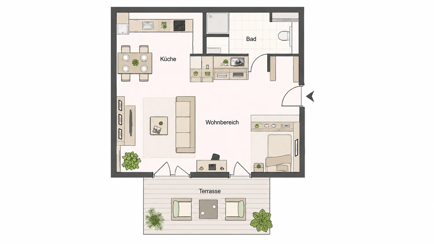 1 Zimmer Wohnung mit 45 m² in Leipzig – Bild 7