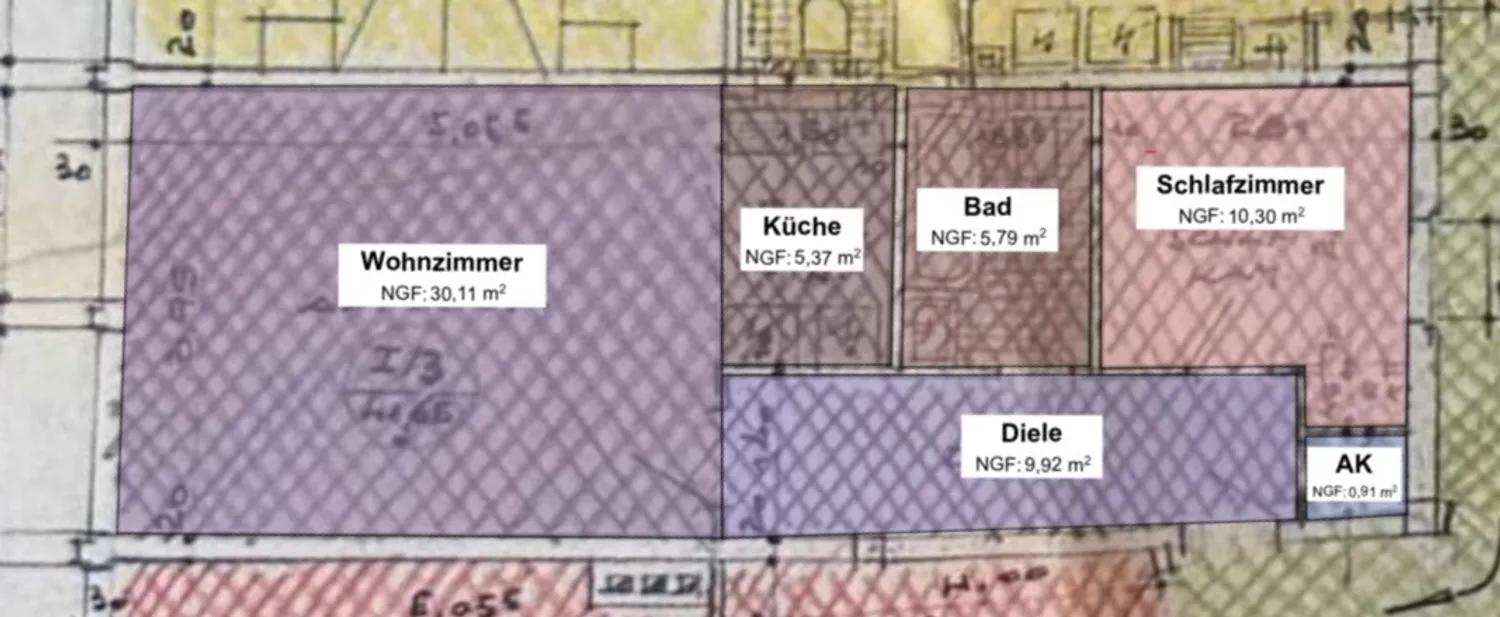 2 Zimmer Wohnung mit 63 m² in Düsseldorf – Bild 2