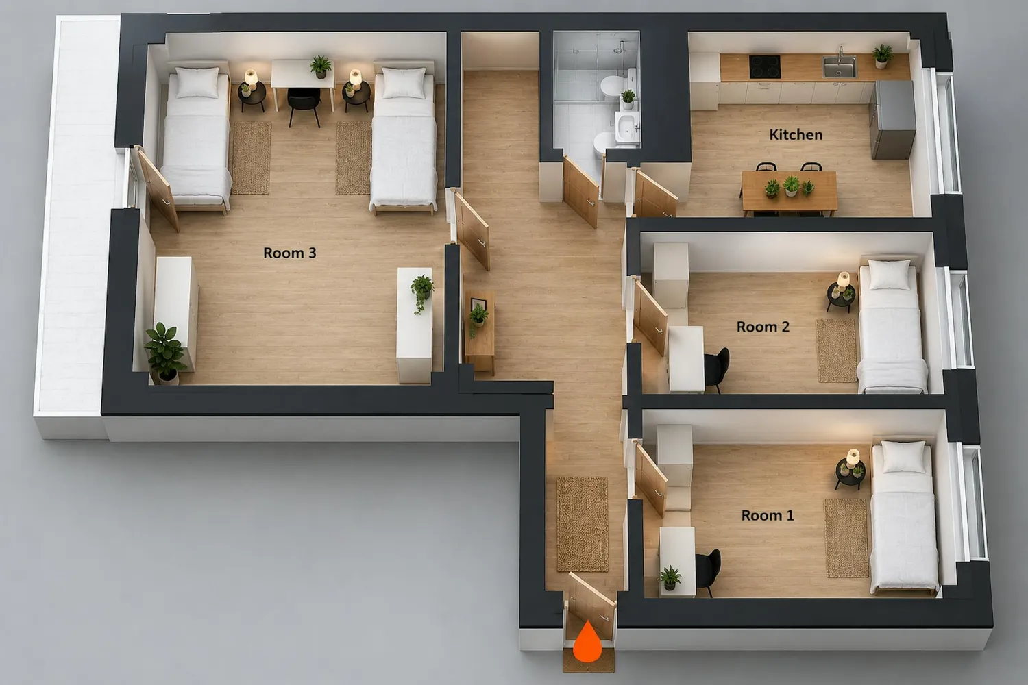 WG-Zimmer mit 15 m² in Leipzig – Bild 8