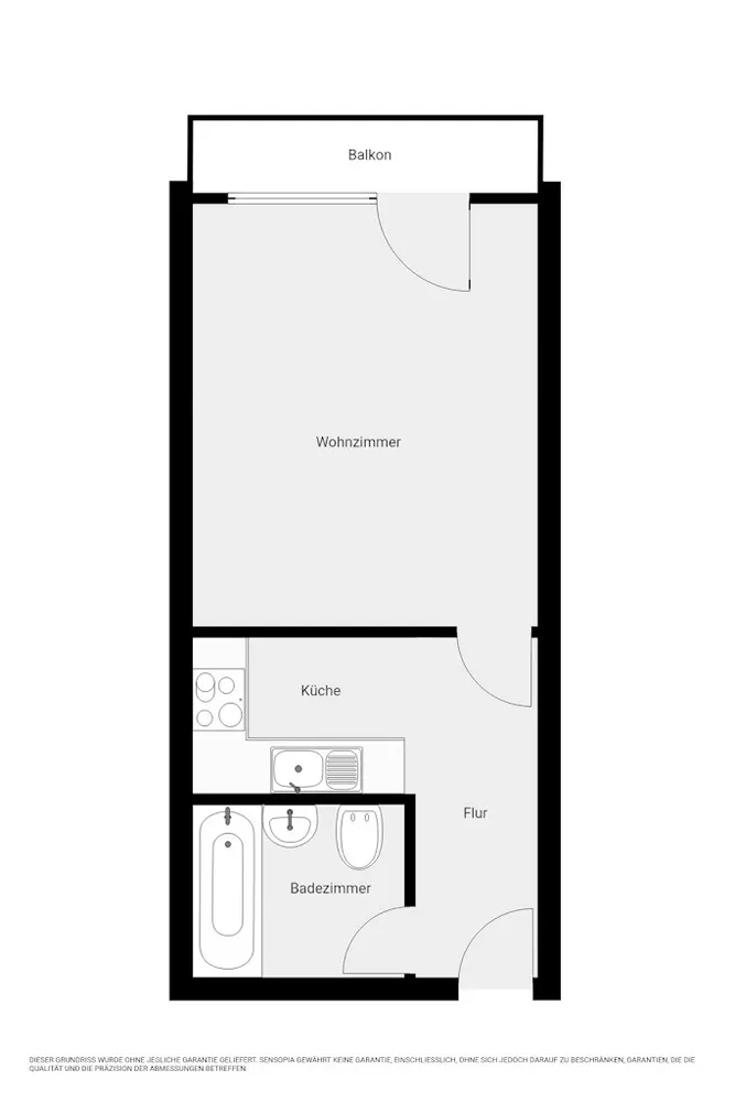 1 Zimmer Wohnung mit 26 m² in Dresden – Bild 11
