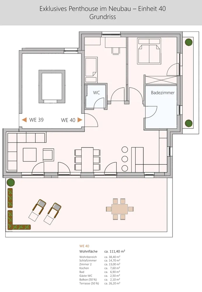 3 Zimmer Wohnung mit 111 m² in Braunschweig – Bild 3