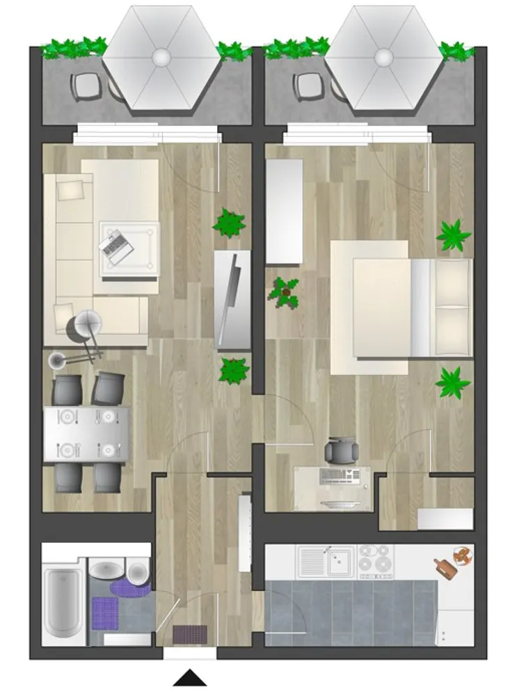 2 Zimmer Wohnung mit 59 m² in Chemnitz – Bild 6