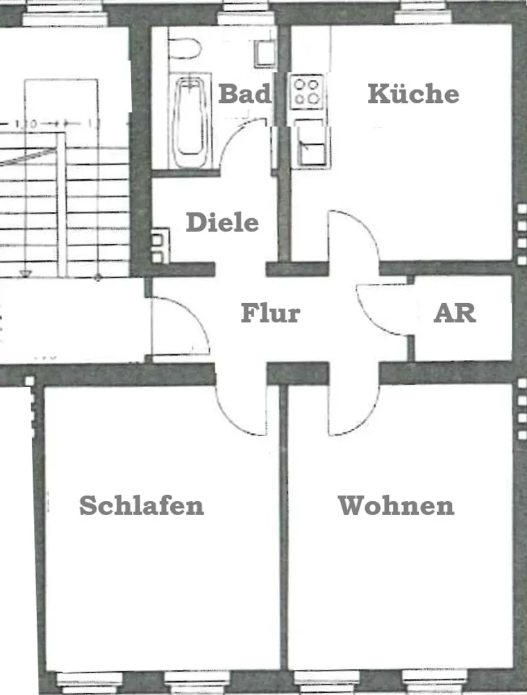 2 Zimmer Wohnung mit 57 m² in Halle (Saale) – Bild 11