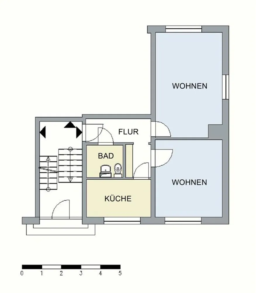 2 room apartment with 47 m² in Neubrandenburg – Photo 4