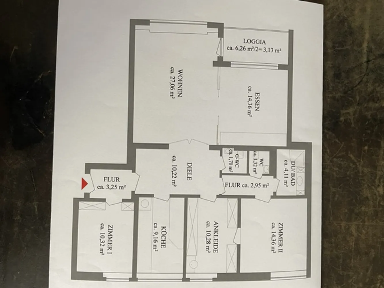3 Zimmer Wohnung mit 112 m² in Bremen – Bild 2