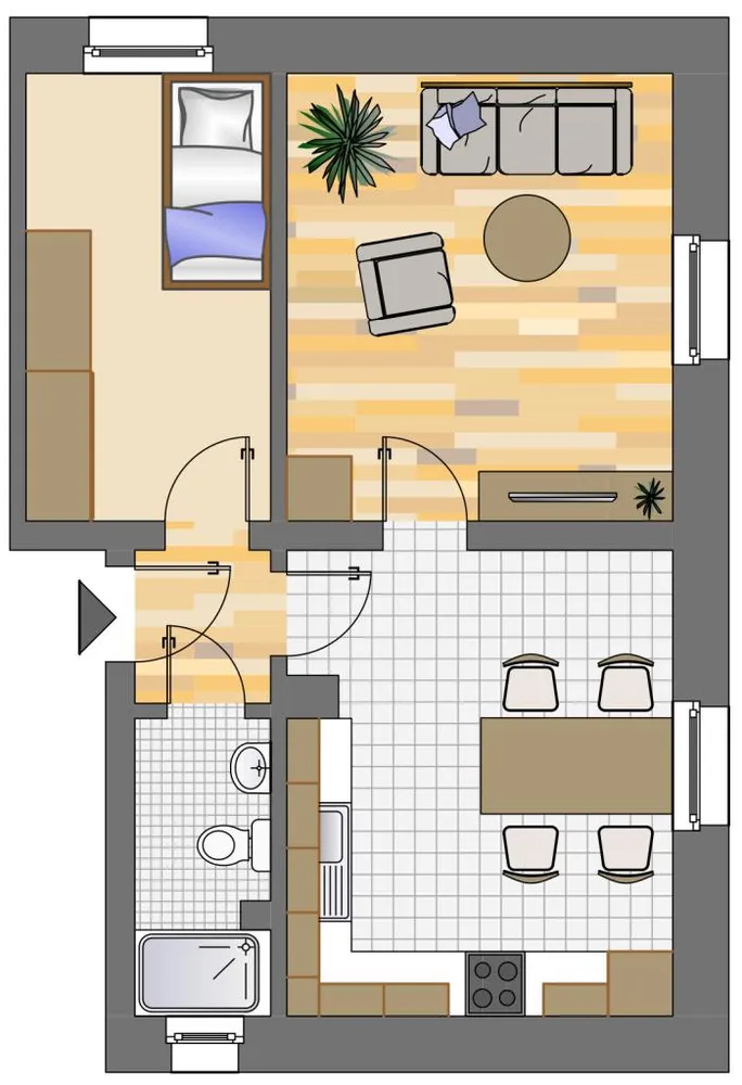 3 Zimmer Wohnung mit 43 m² in Dortmund – Bild 3