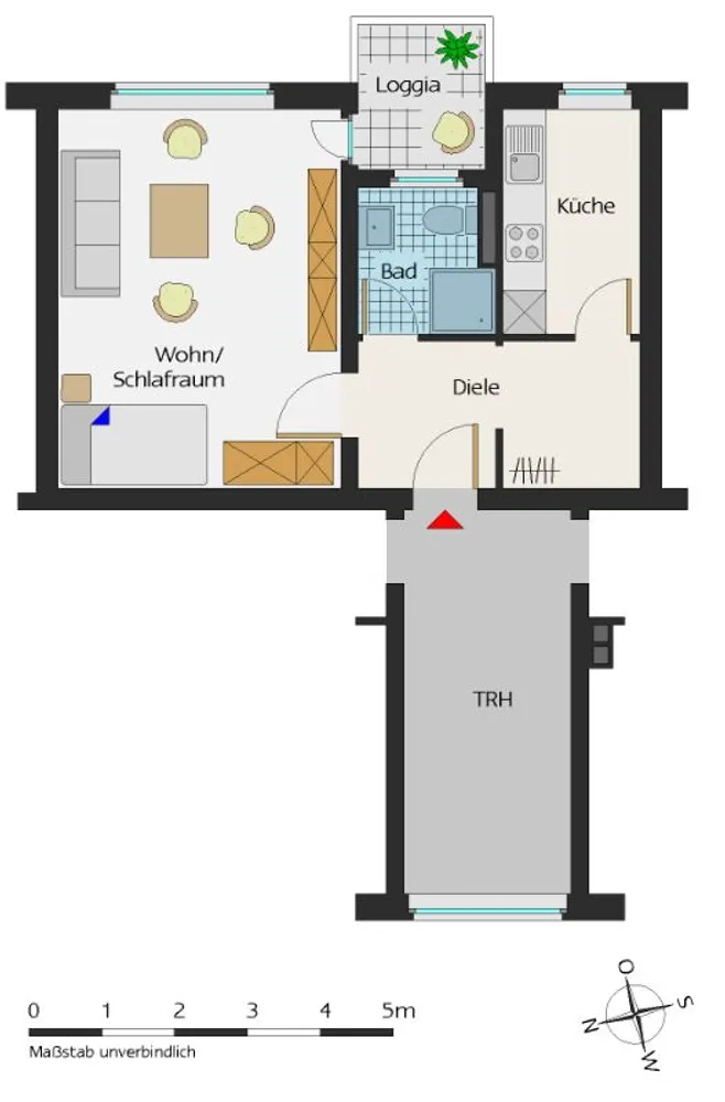 1 Zimmer Wohnung mit 38 m² in Essen – Bild 11